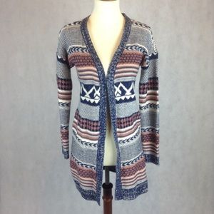 Aztec Print Cardigan